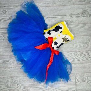 Toy Story Jessie handmade diy tulle tutu halloween costume dress up cosplay 24m